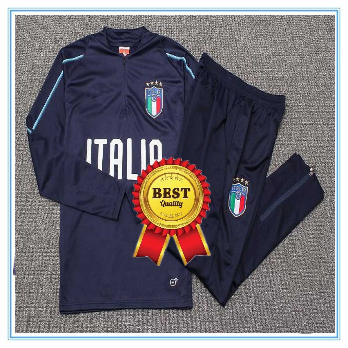 Best 2018 ItALY Tracksuit Training Suit 18 19 ITALIAN Tracksuit DE