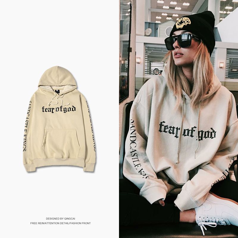 no fear zip up moletom com capuz