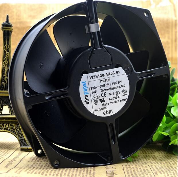 Cytom for Germany ebmpapst W2S130-AA03-01 230V 15055 Metal high Temperature Resistant Fan 7855ES
