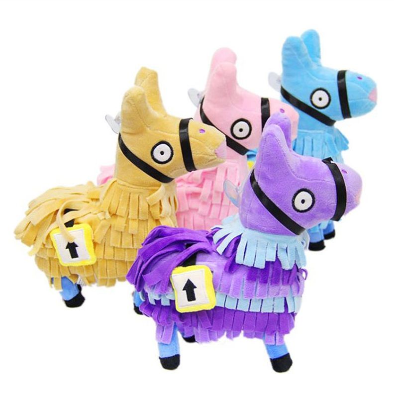 acheter fortnite llama dolls bande dessinee animal forme fortress jeu de nuit en peluche jouet doux enfants cadeaux multi couleur 15 5lb c de 4 2 du - fortnite dessin animac