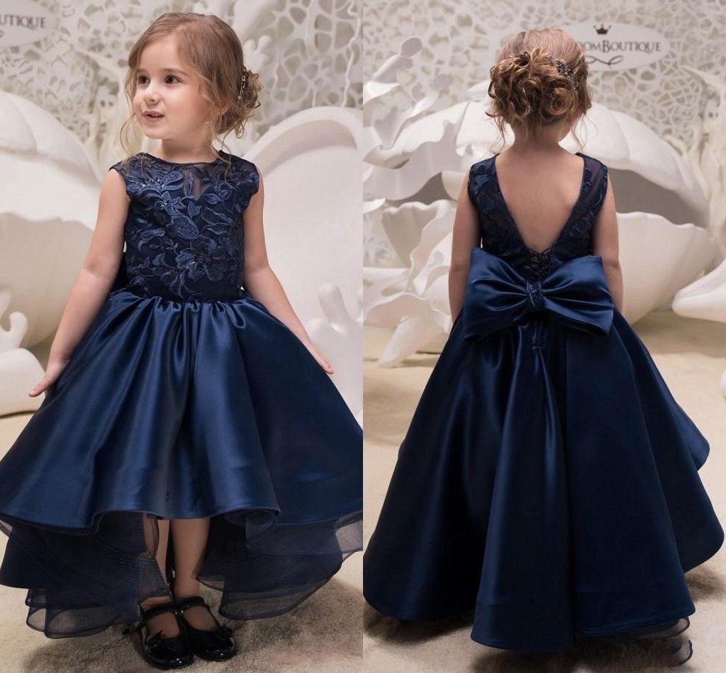 navy blue toddler dress