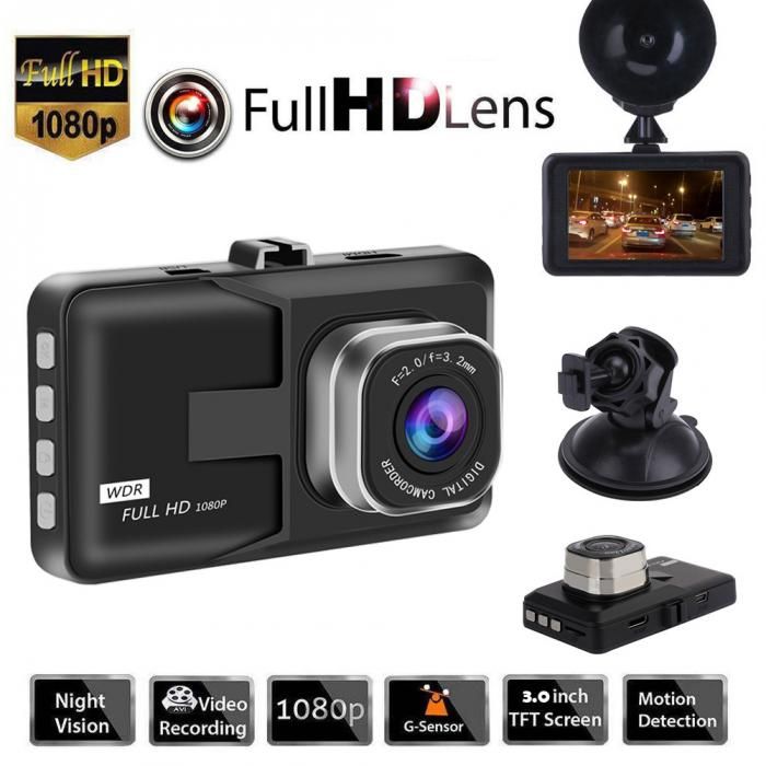 2.4/" HD 1080P LCD Car DVR Dash Camera Night Vision Cam Driving Recorder USA Ship