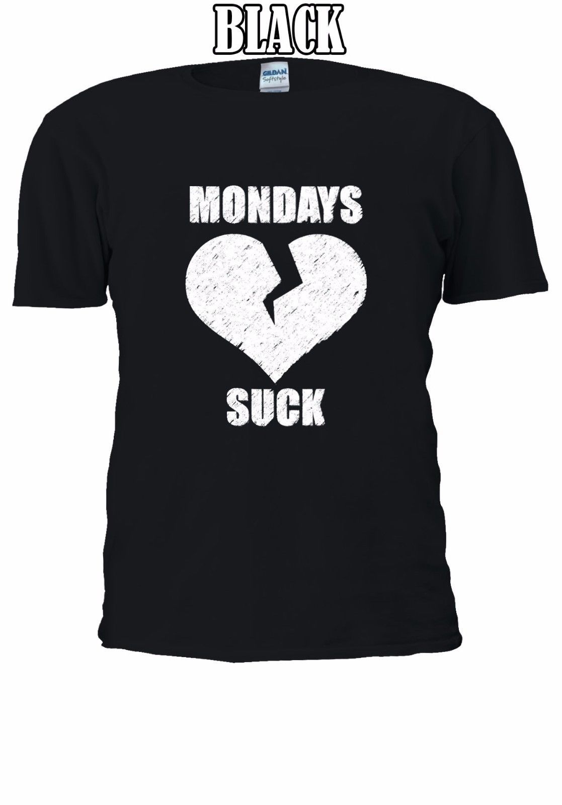 Lundi Sucer Coeur Brisé T Shirt Drôle Gilet Débardeur Hommes Femmes Unisexe 1175 Cool Fierté Décontractée T Shirt Hommes Unisexe