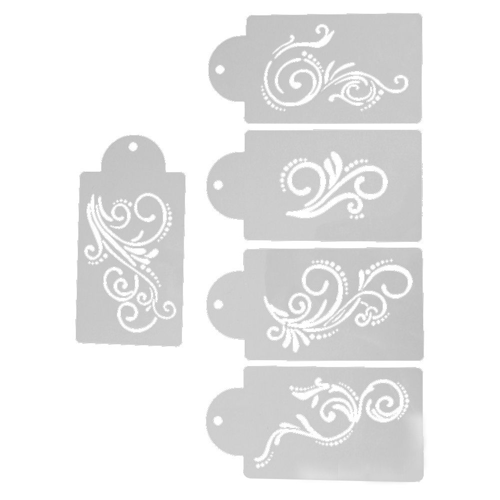 2018 cookie cake stencil plastic cookie mould spray stencils diy