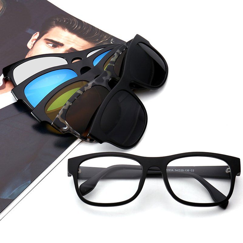 Cadres Clip Polarisé Magnétique Sur Eyewear De Femmes Imixlot Soleil Hommes Cadre Lunettes Magnet Myopie l1J3KTFc
