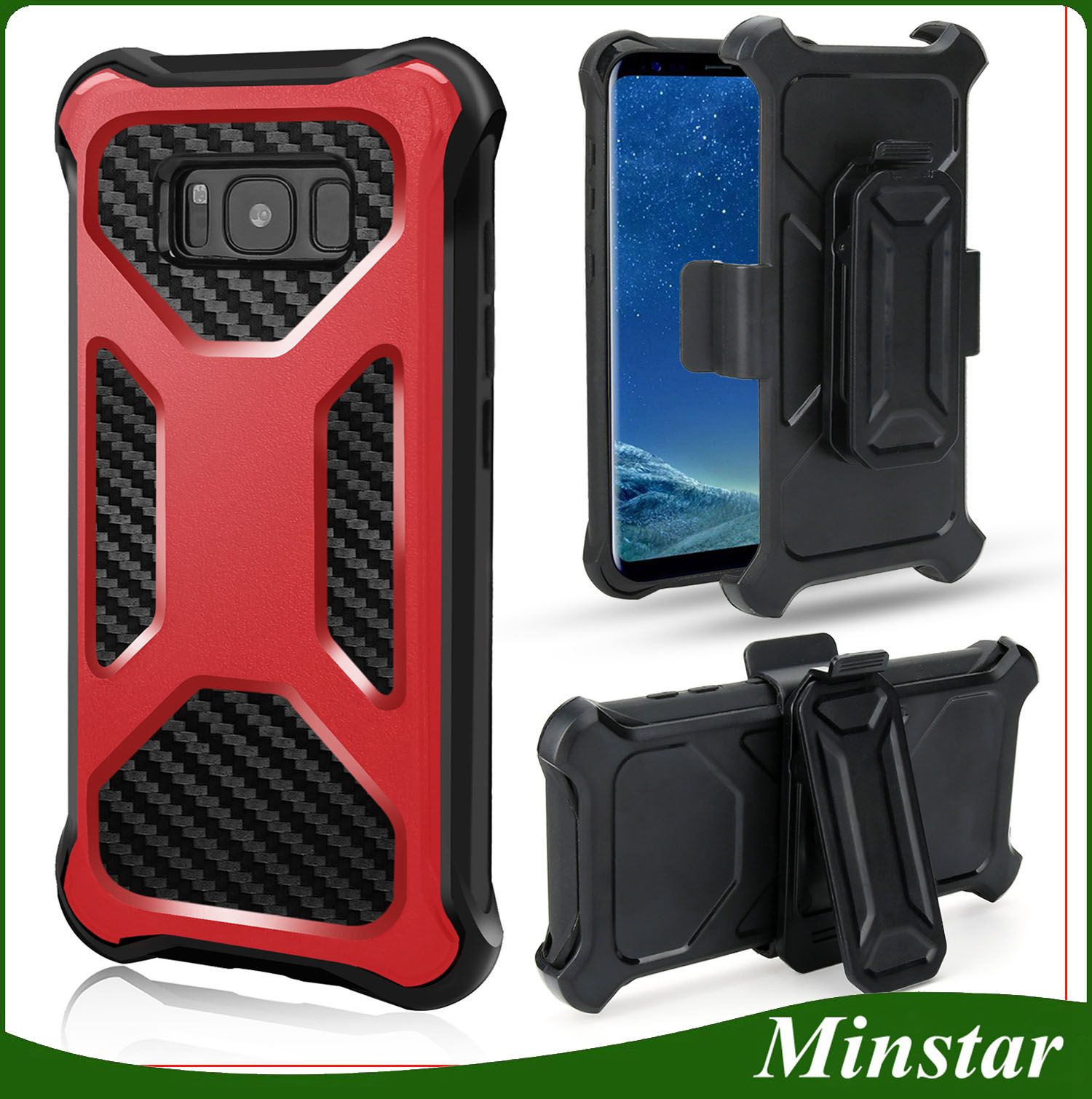 For IPhone 8 Plus Iphone X 3 in 1 Armor Defender Phone Cover Slap For IPhone 8 Plus Iphone X 3 in 1 Armor Defender Phone Cover Slap Belt Clip LG V30 Moto E4 Moto E5 bo Holster Fibber Carbin Hybird Case Iphone X Armore