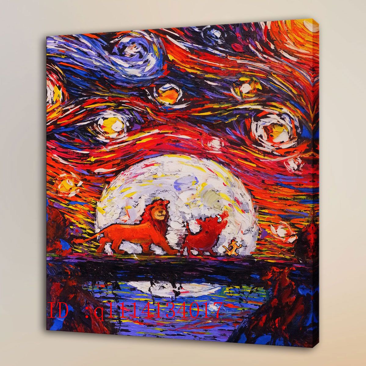 2019 Van Gogh Lion King Simba 4 Hd Canvas Prints Wall Art Oil 2019 Van Gogh Lion King Simba 4 Hd Canvas Prints Wall Art Oil Painting Home Decor Unframed Framed From Q1114134017 5 13 Dhgate Com