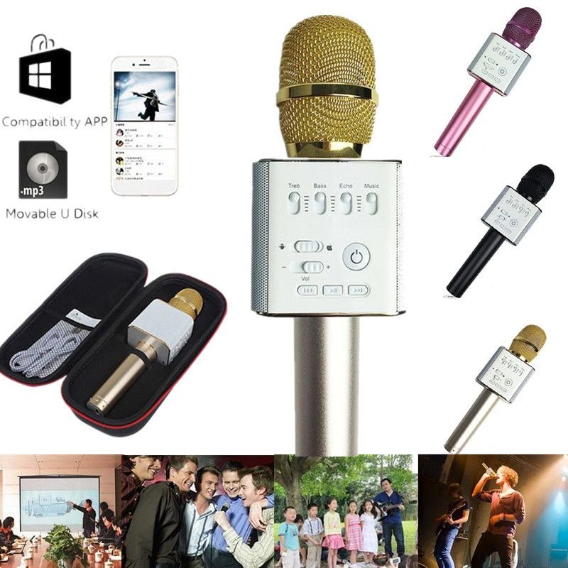 karaoke bluetooth microphone and speaker