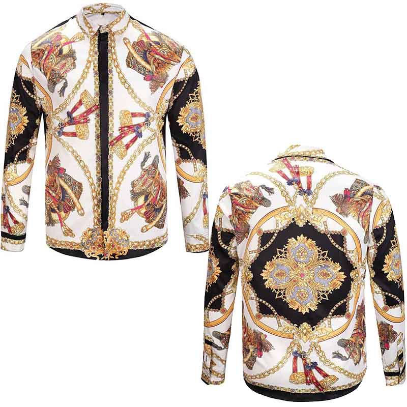 medusa music silk shirt