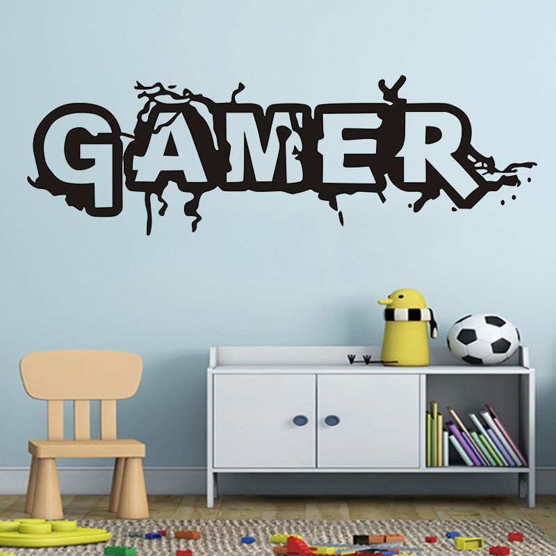 game sticker gamer decal gaming posters gamer vinyl wall decals