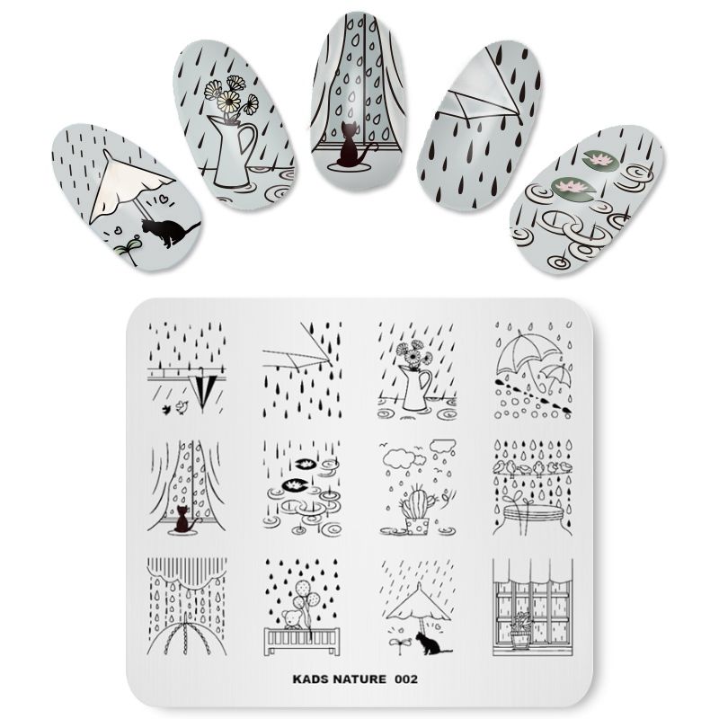 Nail Art Design Practice Templates Or Sheets All Versions Black