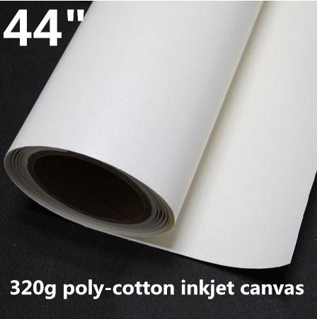44in poly cotton canvas printing fabric roll digital image print on