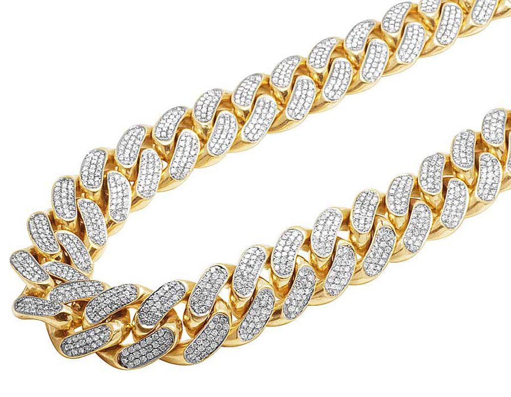 gold chain with diamond pendant price
