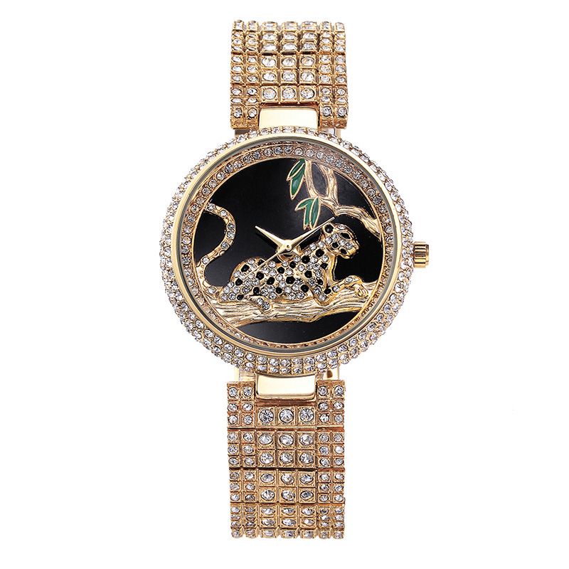 Luxury Watch Women Rhinestone Waterproof Bu Relogio Feminino Dourado