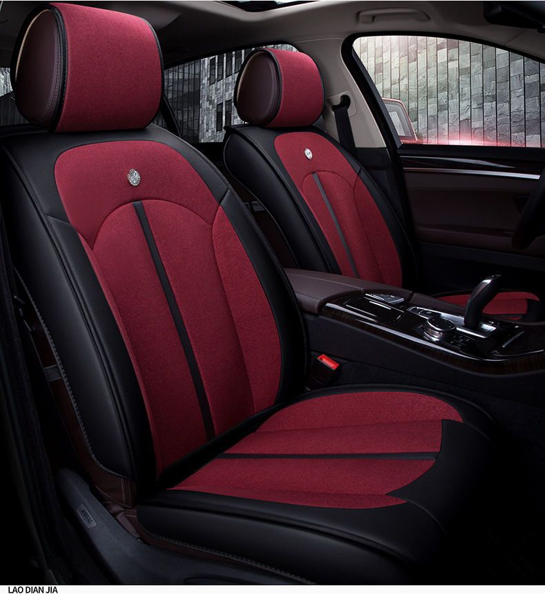 Universal Fit Seat Cover Set For Five Seats Sedan Full Surround Design Durable Pu Leather Covers Car Interior Accessory Suv