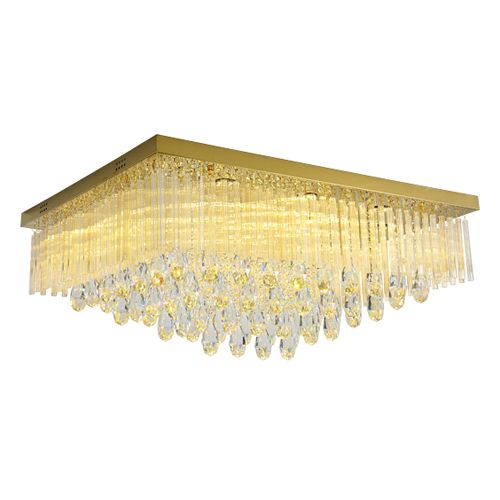 Postmodern Crystal Ceiling Chandeliers Lamps Modern Minimalist Postmodern Crystal Ceiling Chandeliers Lamps Modern Minimalist Rectangular Gold Led Chandelier Lights Lighting Fixtures Outdoor