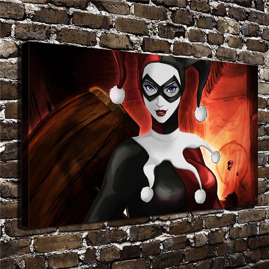 Großhandel Harley Quinn 12 Hauptdekor Hd Drucken Moderne Kunst Leinwand Ungerahmt Gerahmt Von Qq $5 98 Auf De Dhgate