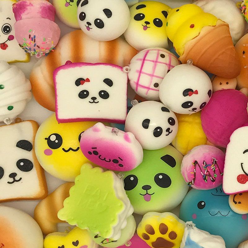 2022 Fashion Kawaii Squishy  Rilakkuma  Donut Foods Soft 