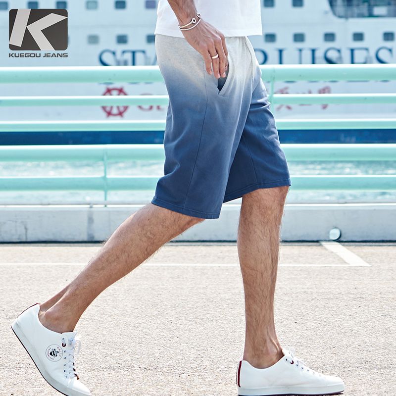 2019 Kuegou New Summer Mens Casual Shorts Print Thin Pocket Blue Color Nd Clothing For Mans Slim Male Wear Short Trousers 2460 From Cyril03 2019 Kuegou New Summer Mens Casual Shorts Print Thin Pocket Blue Color Nd Clothing For Mans Slim Male Wear Short Trousers 2460 From Cyril03