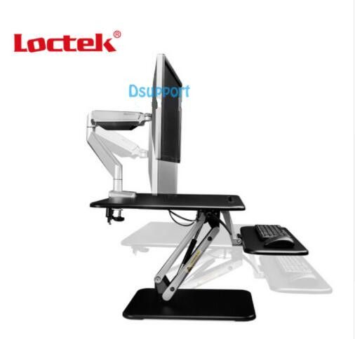 Loctek M3m Height Adjule Sit Stand Desk Riser Foldable Laptop Loctek M3m Height Adjule Sit Stand Desk Riser Foldable Laptop Notebook Monitor Holder With Keyboard Tray Component Cables Home Audio