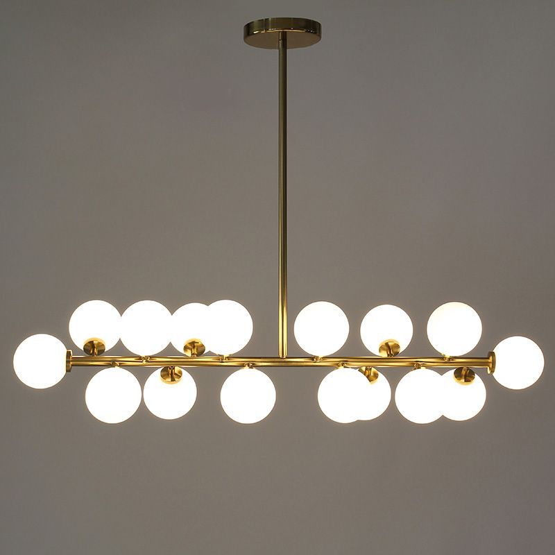 Length 1000mm Gold Black Magic Bean Led Pendant Lights Living Dining Length 1000mm Gold Black Magic Bean Led Pendant Lights Living Dining Room Modern Striplight Glass Lamp Fixtures Hanging Ceiling Lamps