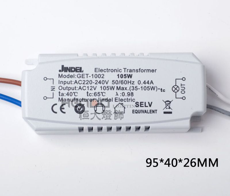 2021 AC220V JINDEL Electronic Transformer AC12V For Halogen Light Beads ...