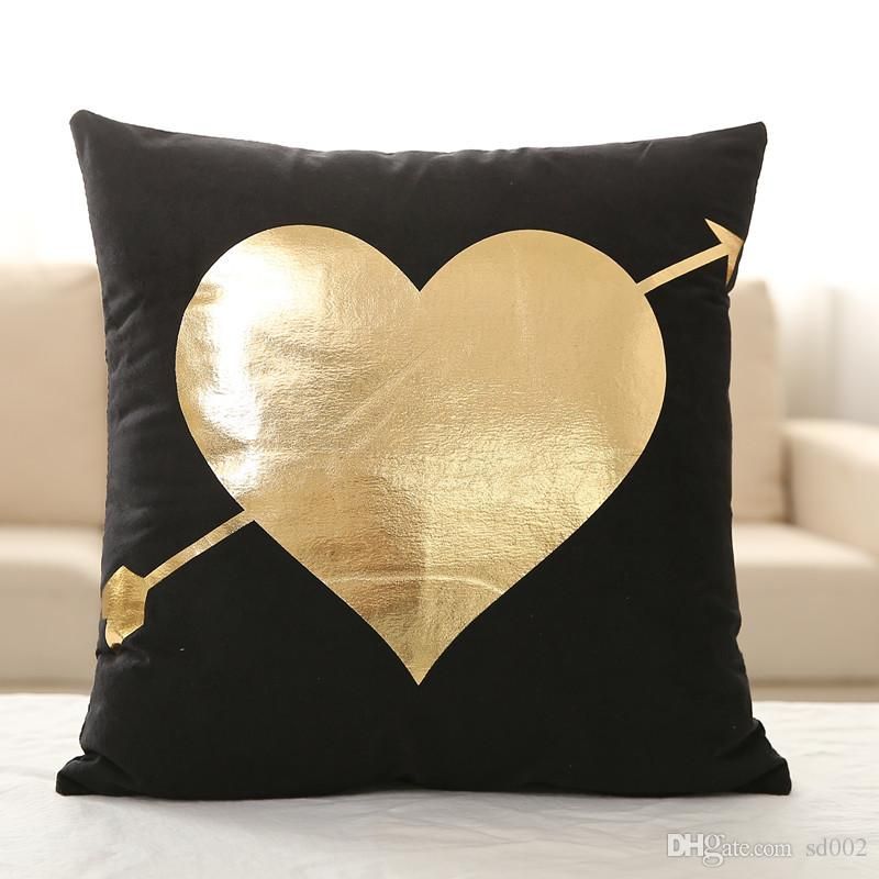 Practical Velvet Bronzing Pillow Cover Cushion Covers Home Decor Custom Small Decorative Pillows Sale Practical Velvet Bronzing Pillow Cover Cushion Covers Home Decor Custom Small Decorative Pillows Sale