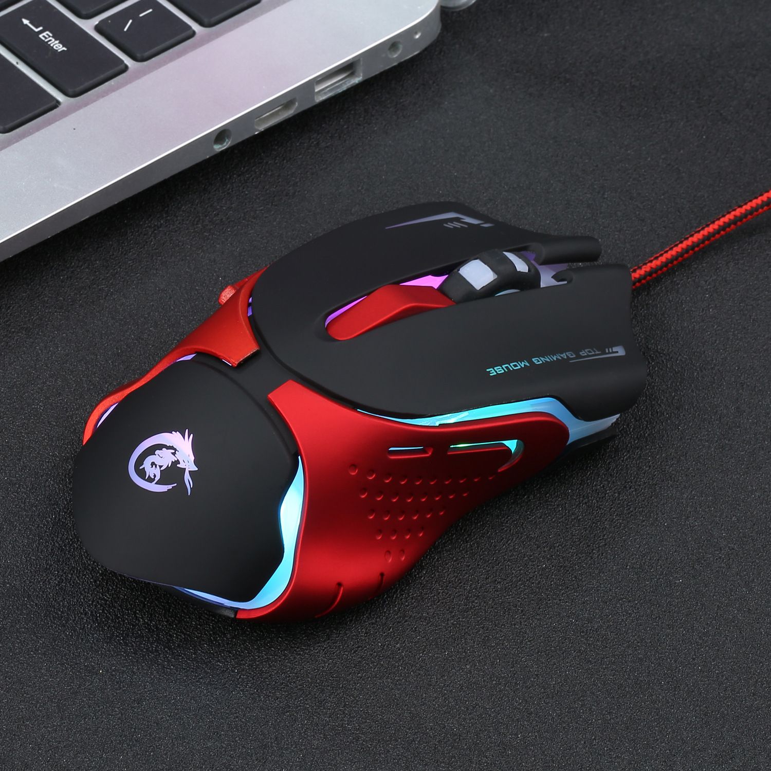 2019 Ergonomic Optical Esport Gaming Mouse Mice Adjustable 3200 DPI