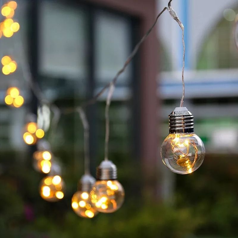 Waterproof Copper Wire Festoon Globe Led String Lights With Remote Waterproof Copper Wire Festoon Globe Led String Lights With Remote Control Outdoor Ball Garland For Wedding Party Backyard Patio