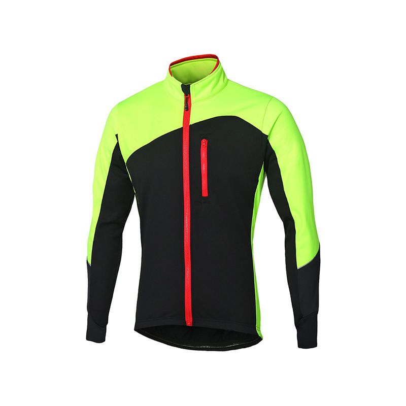CHAQUETA CICLISMO ALTAMENTE VISIBLE ALTA VISIBILIDAD A PRUEBA DE AGUA Y VIENTO