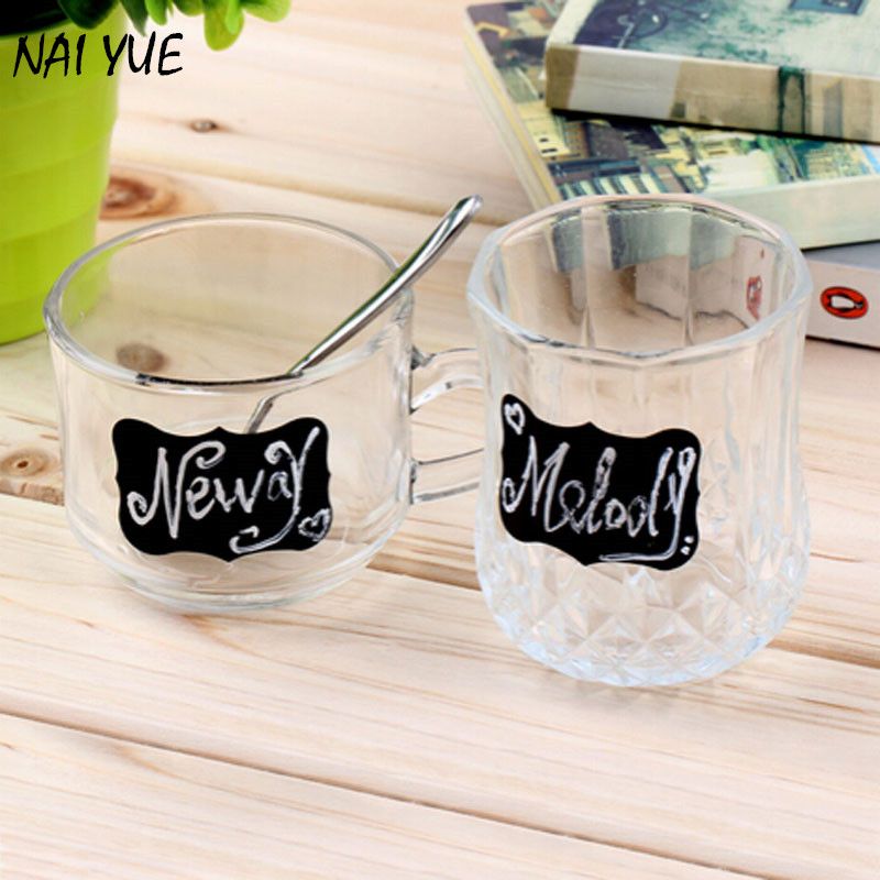 sticker labels for jars nai yue black board kitchen jam jar label