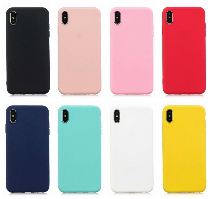 Ultra Thin Matte Soft TPU Case For Iphone XR XS MAX X 8 7 6 6S Plus