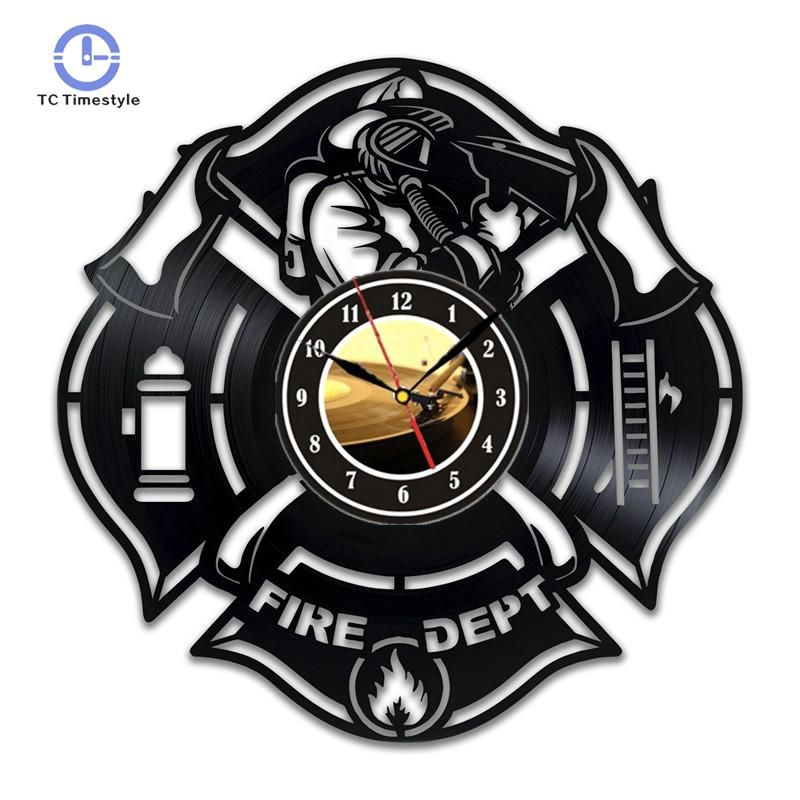 fire fighter in training room decor sign black fireman firetruck
