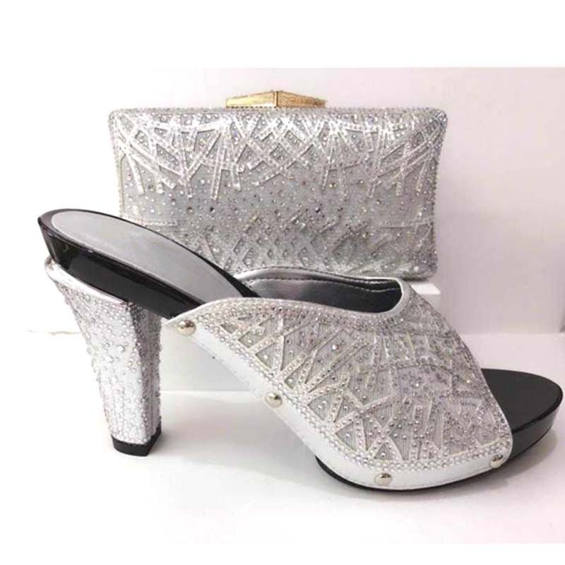 grey court shoes and matching bag