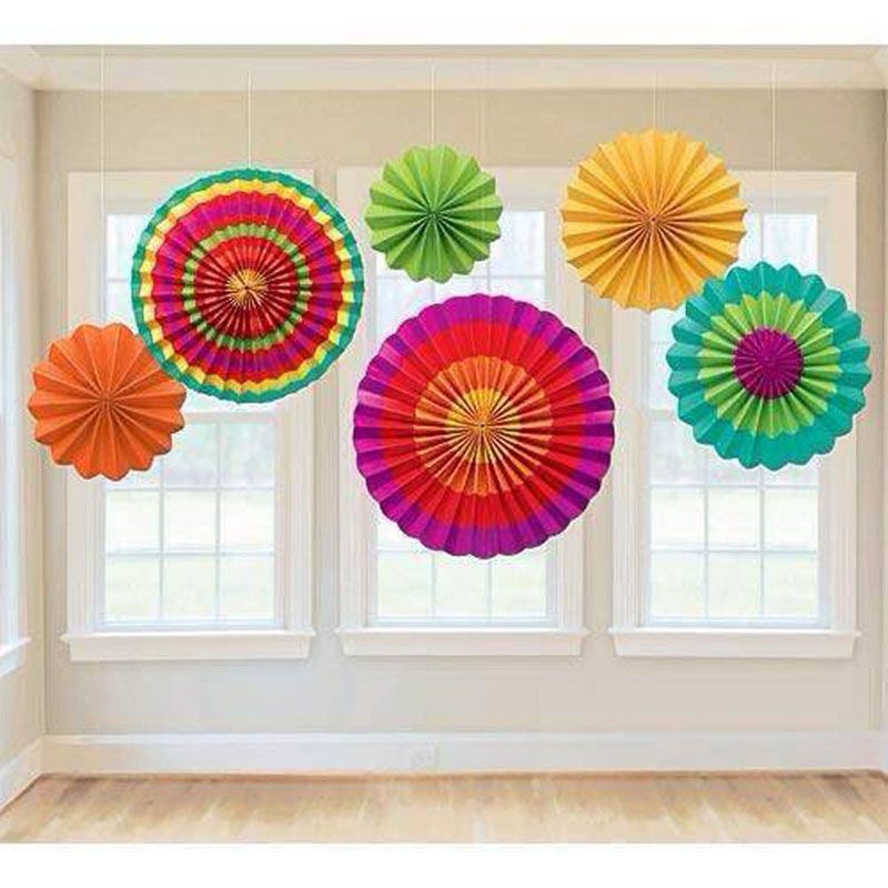Stripe Dot Paper Fans Round Wheel Disc Birthday Kids Party Wall Stripe Dot Paper Fans Round Wheel Disc Birthday Kids Party Wall Decoration Event Kindergarten Celebration Home Decor Favors