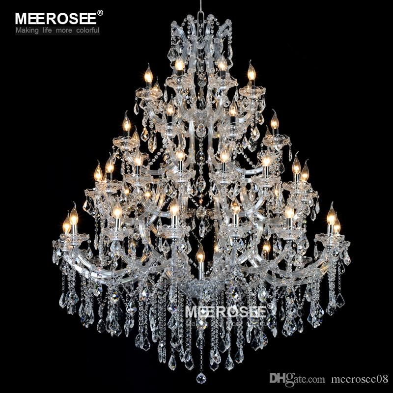 Luxurious Large Crystal Chandelier Lighting Maria Theresa Luxurious Large Crystal Chandelier Lighting Maria Theresa Light For Hotel Project Restaurant Res Luminaria Lamp