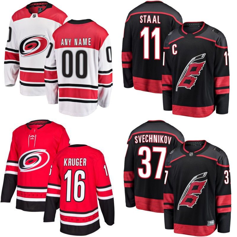 2019 Carolina Hurricanes Jersey S 5XL 20 Sebastian Aho 21 Lee Stempniak