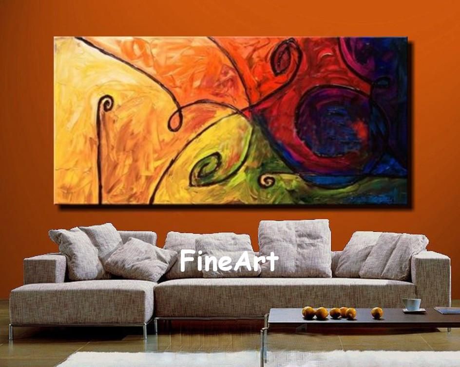 handmade abstract oil painting