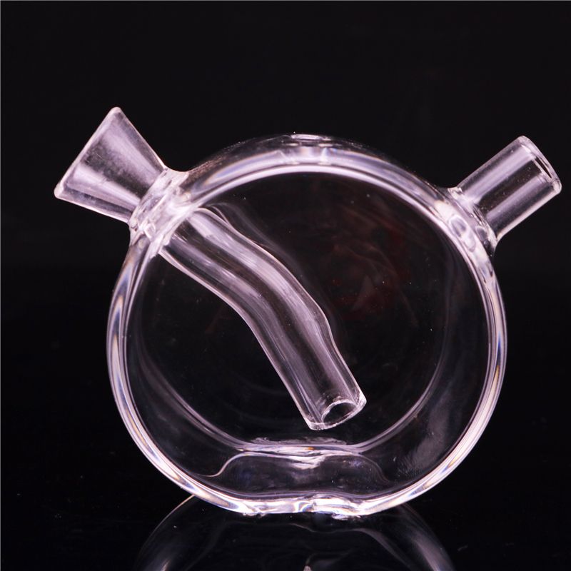 2021 Newest 2.5 Inch Glass Blunt Bubbler Pipe Alarm Clock Shaped Blunt