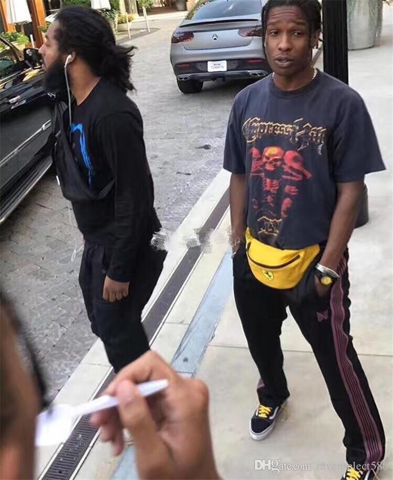 asap rocky flower pants