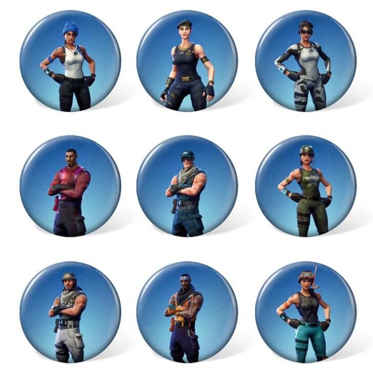 45 styles new fortnite battle royale chest badge cosplay pvc button badges pin brooch backpack accessories party favor toys by0341 fortnite online with - fortnite chest trick