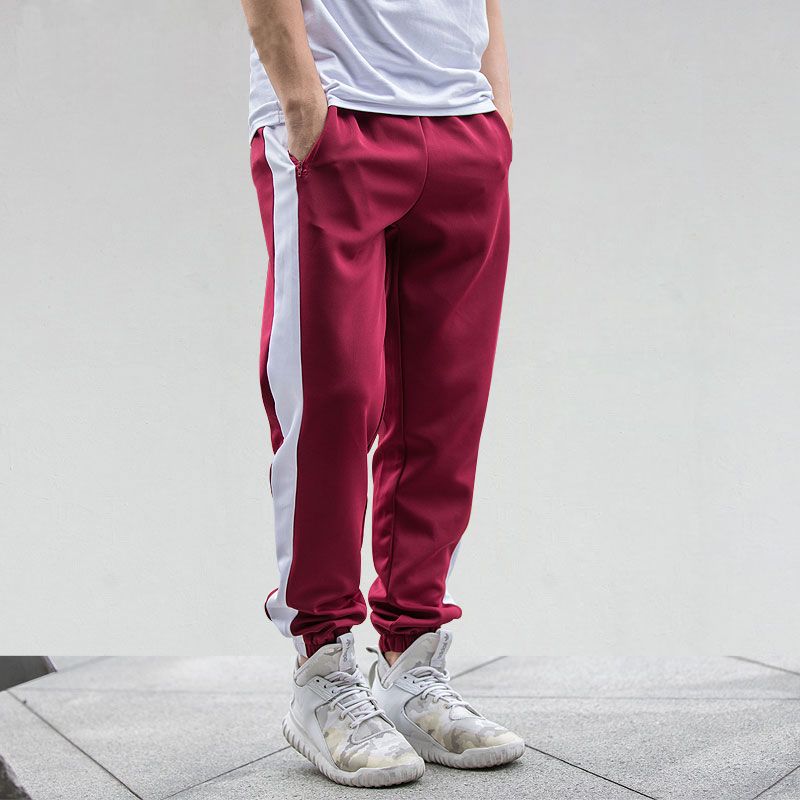 maroon track pants mens