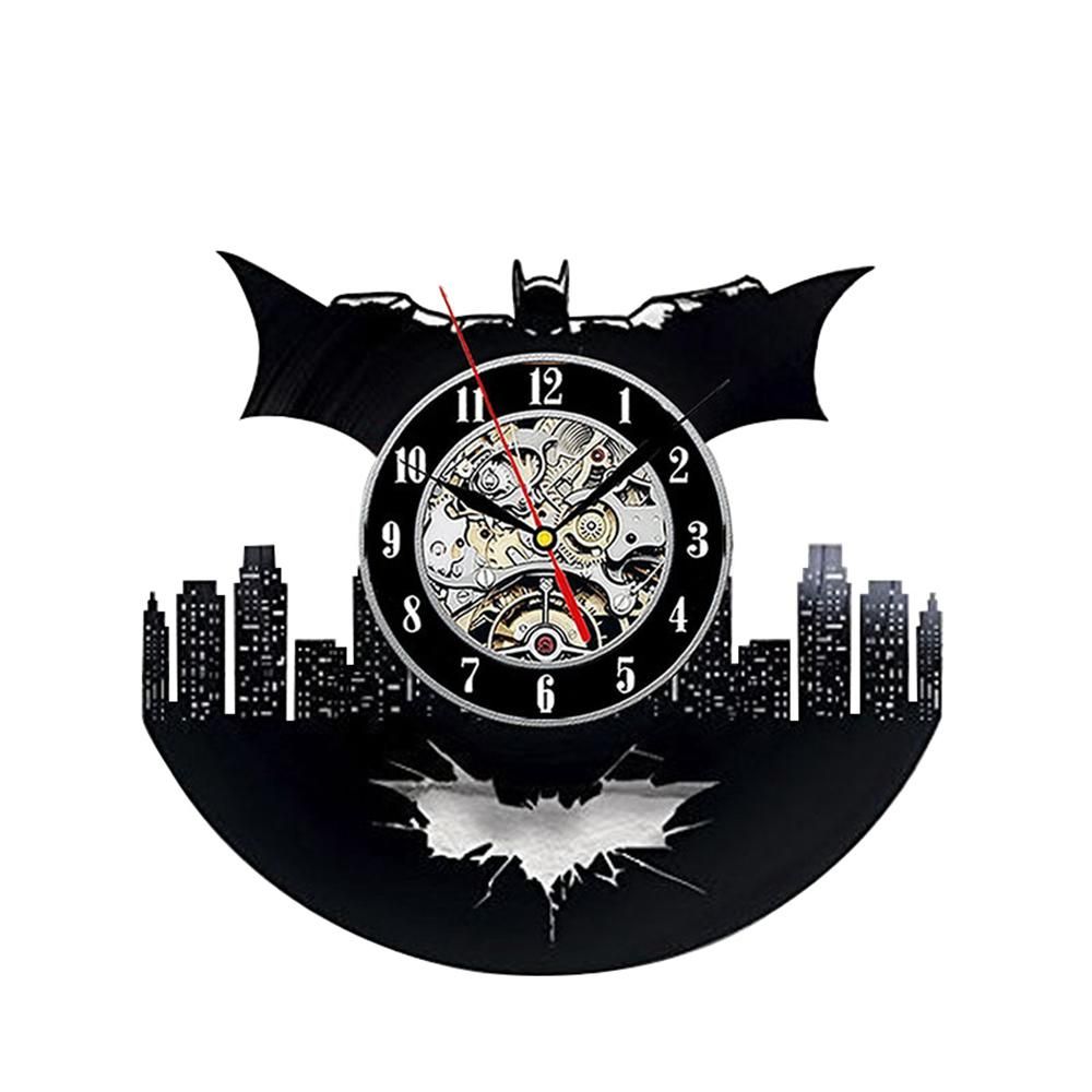European And American Popular Luminous Vinyl Record Wall Clock