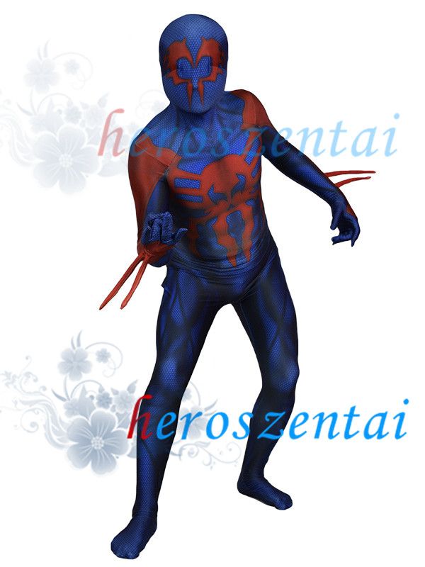 3d Printing Spider Man 2099 Costume Spiderman Suit Halloween Party