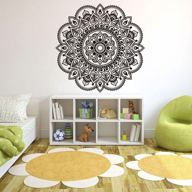 Acquista Adesivi Murali Creativi Mandala Flower Camera Da Letto ... Acquista Adesivi Murali Creativi Mandala Flower Camera Da Letto ...