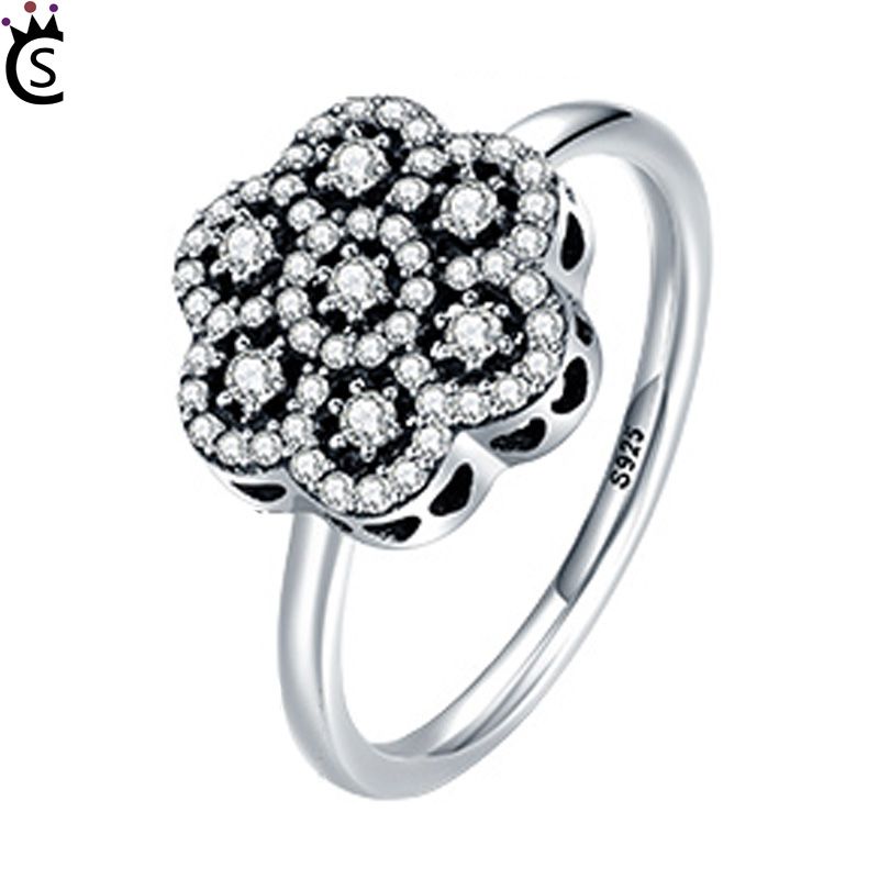 pandora anello fiore nero pandora anello fiore nero