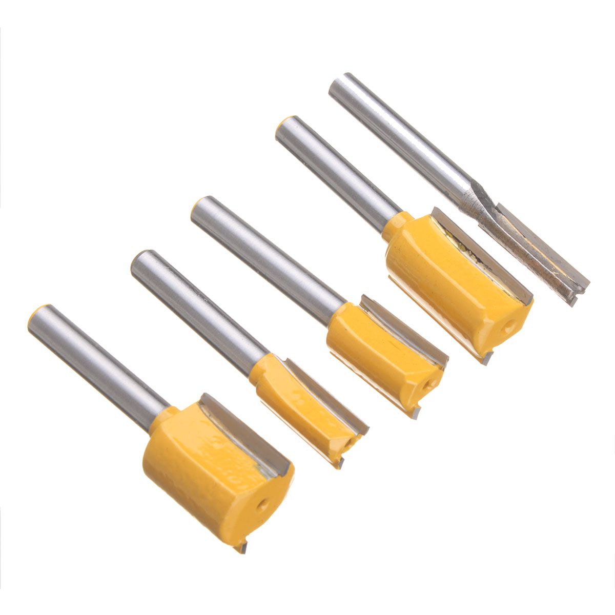 2021 1/4 Inch Shank Straight And Dado Router Bit Set Trimming Cutter