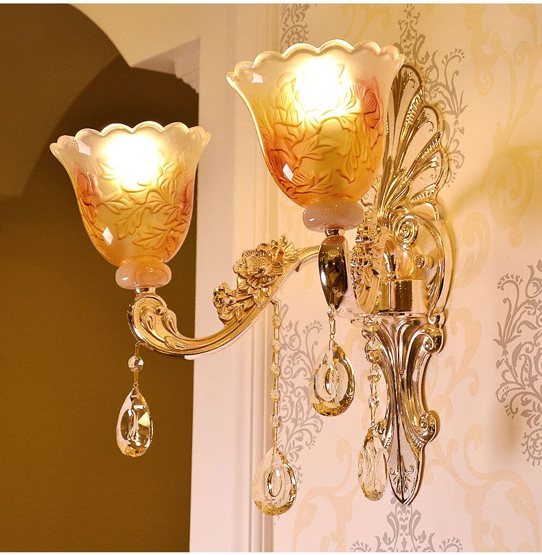 2018 Led Wall Light Gold Lamps Glass Lamp Vintage Bathroom 2018 Led Wall Light Gold Lamps Glass Lamp Vintage Bathroom Fixtures Sconces Bedroom Bedside Lighting From Zhiguanglighting