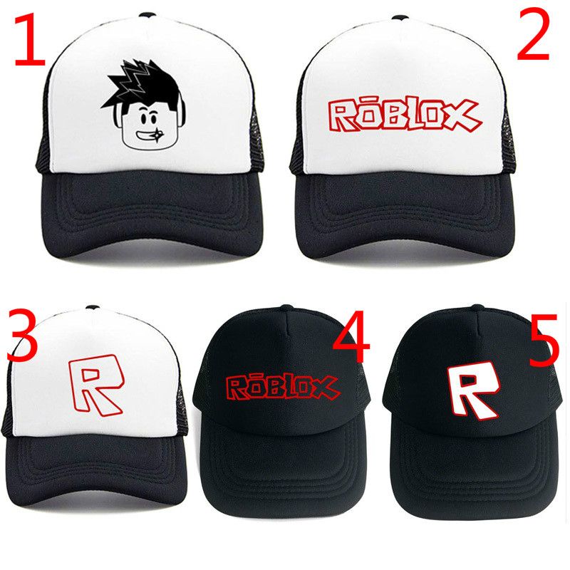 30pcs Adjustable Game Roblox Cap Kids Baby Girl Boy Summer Sun Hats Caps Cartoon Baseball Snapback Hats Children S Birthday Party Gift - 