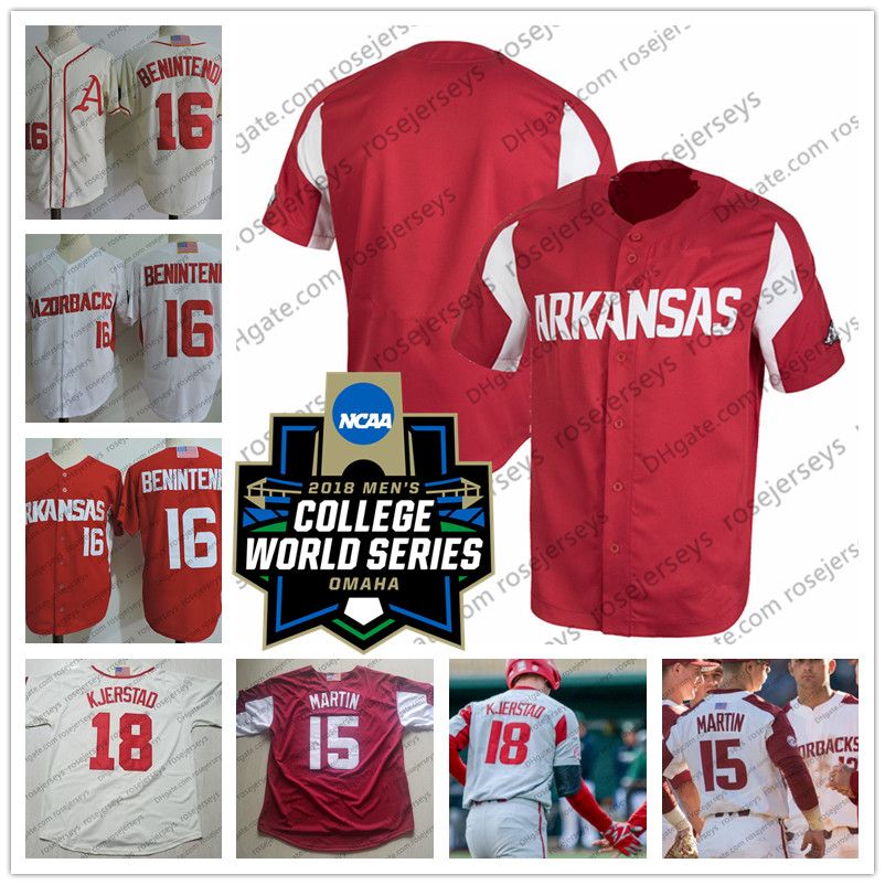 arkansas baseball cream uniforms